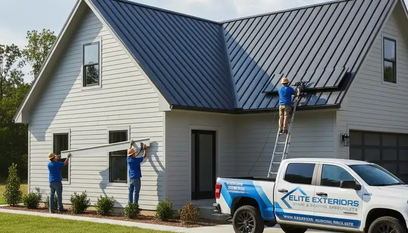 Professional metal roofing installation by Next Level Exteriors in Austin, TX