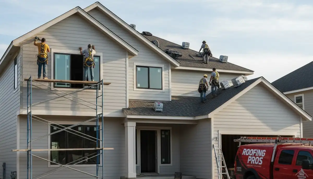 Roof installation in Austin, TX by Next Level Exteriors for durable, storm-ready home protection