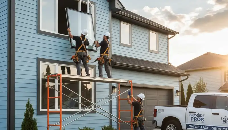 Professional skylight installation on vinyl siding home in Austin, TX by Next Level Exteriors
