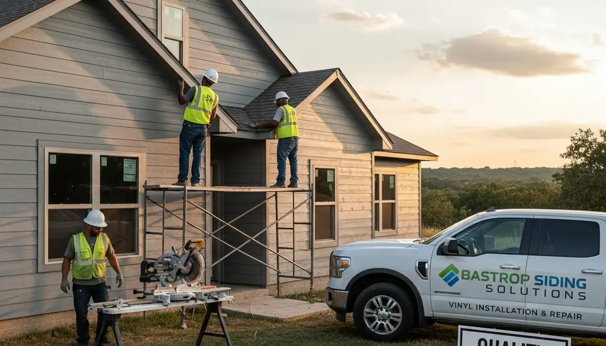 Professional vinyl siding installation by expert contractors in Austin, TX