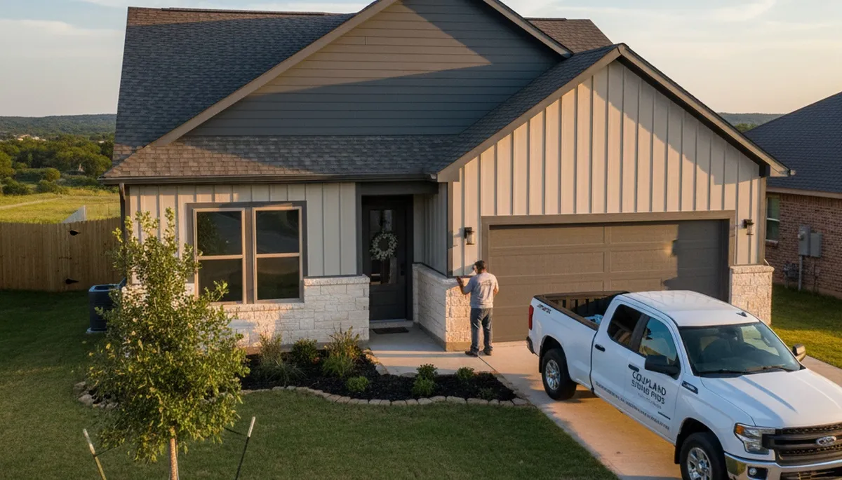 Vinyl siding installation in Austin, TX by Siding Contractors Austin for residential exterior protection