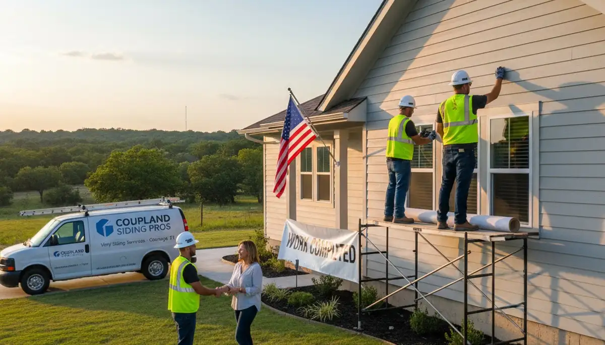 Vinyl siding installation by local contractors in Austin, TX homes