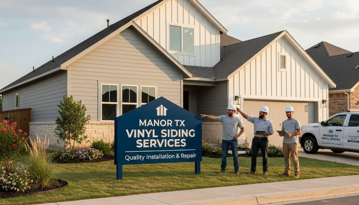 Professional vinyl siding installation by local contractors in Austin, TX