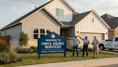 Professional vinyl siding installation by local contractors in Austin, TX