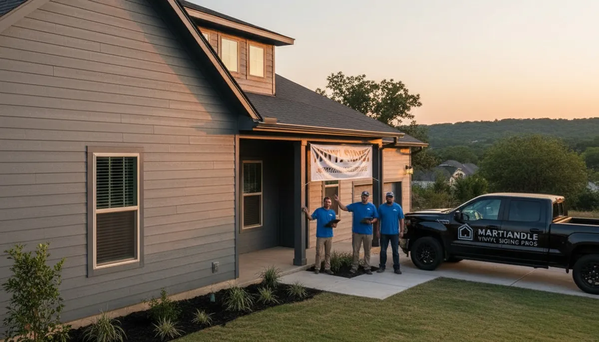 Professional vinyl siding contractors serving homes in Austin, TX