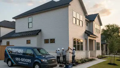 Vinyl siding installation by expert contractors in Austin TX homes