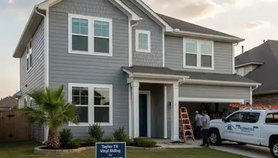 Professional vinyl siding installation by expert contractors in Austin, TX